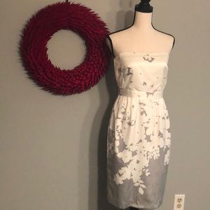 Banana Republic Satin Strapless Dress